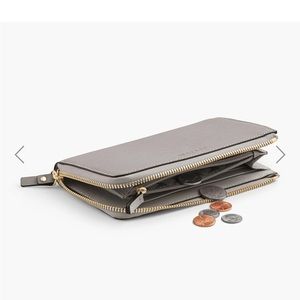 Lo and Sons Grey Leather Wallet